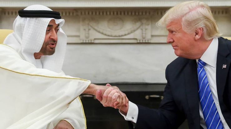 دونالد ترمب و محمد بن زايد
